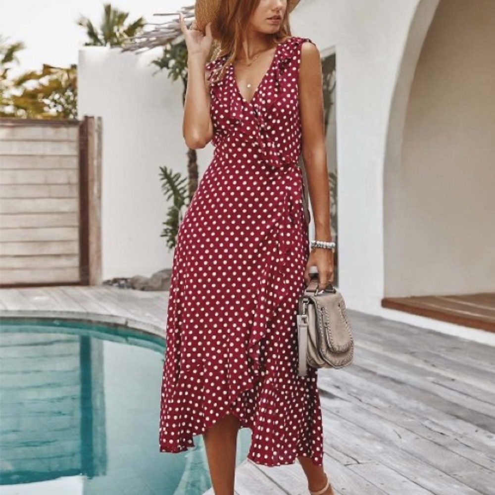 Red Polka Dot Dress
